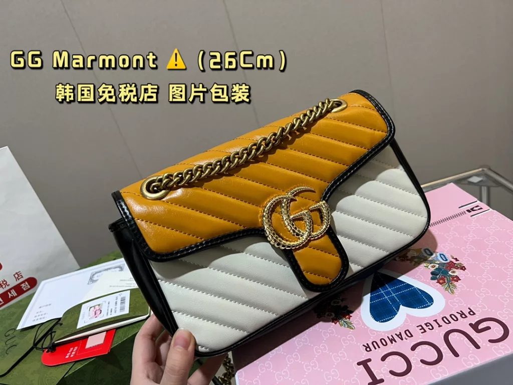 Gucci Gucci 🐂 classic versatile models Marmont Coolidge double G embroidered love ❤ shoulder bag crossbody bag women's bag beautiful to the unimaginable style this year simply lead the most inventive elements of fashion [color] [color] made a few months of models, the quality has been upgraded with pictures gift box 🎁 size large 26cm