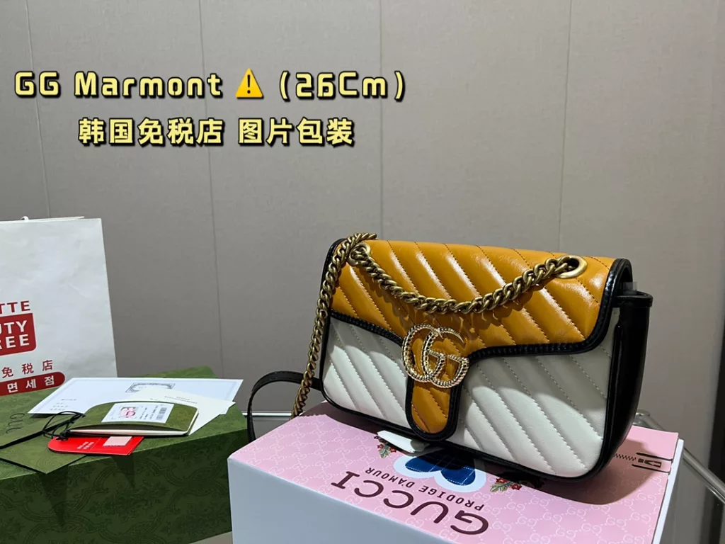 Gucci Gucci 🐂 classic versatile models Marmont Coolidge double G embroidered love ❤ shoulder bag crossbody bag women's bag beautiful to the unimaginable style this year simply lead the most inventive elements of fashion [color] [color] made a few months of models, the quality has been upgraded with pictures gift box 🎁 size large 26cm