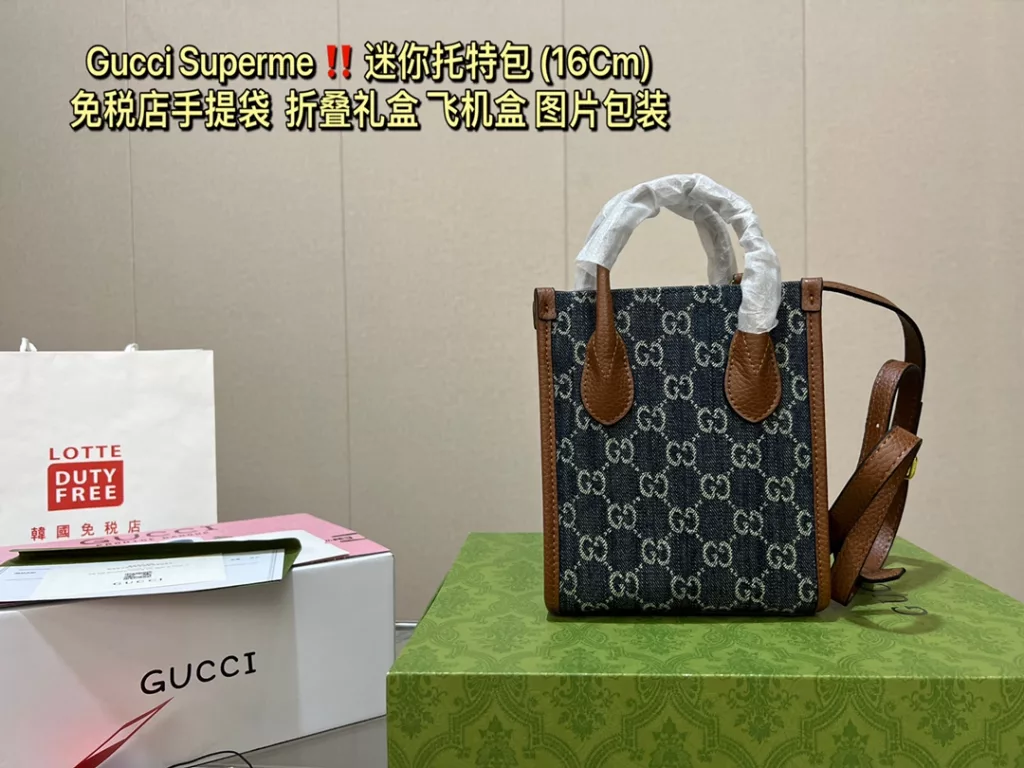 💞 To celebrate the New Year of the Tiger, Gucci has reinterpreted GG Supreme canvas with this mini tote bag, which incorporates the 