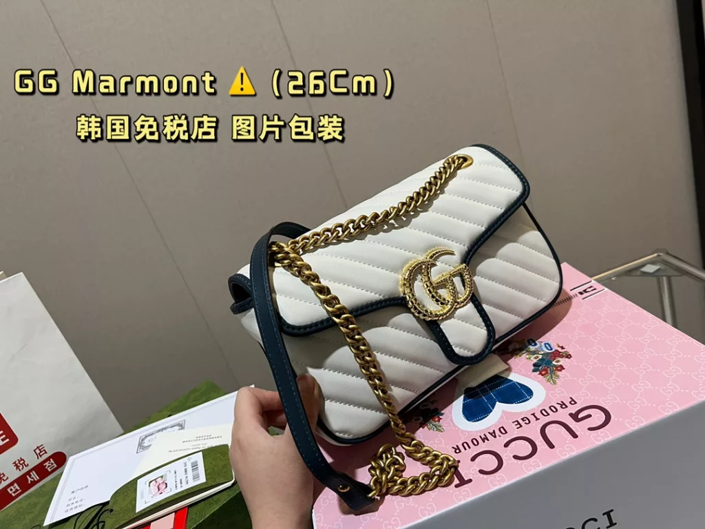 🐂 Classic versatile models Marmont Coolidge double G embroidered love ❤ shoulder bag crossbody bag women's bag beautiful to the unimaginable style this year simply lead the most inventive elements of fashion [color] [color] do a few months of models, the quality has been upgraded with pictures gift box 🎁 Size 26cm