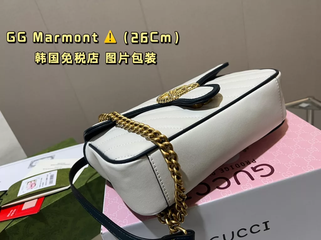 🐂 Classic versatile models Marmont Coolidge double G embroidered love ❤ shoulder bag crossbody bag women's bag beautiful to the unimaginable style this year simply lead the most inventive elements of fashion [color] [color] do a few months of models, the quality has been upgraded with pictures gift box 🎁 Size 26cm