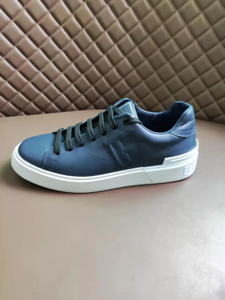 Size：39-45<br>Balmain casual personality men's shoes new, fabric cowhide, cowhide lining, TPU anti-slip wear-resistant outsole!