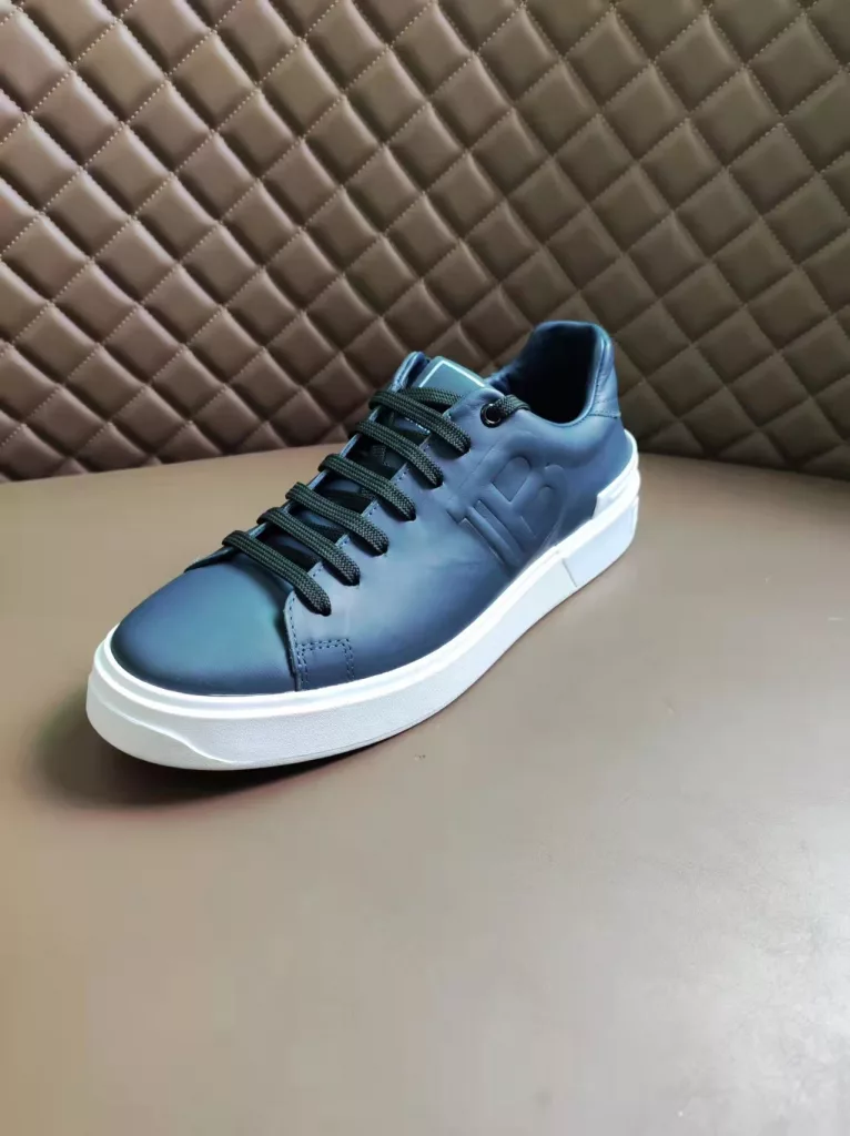 Size：39-45<br>Balmain casual personality men's shoes new, fabric cowhide, cowhide lining, TPU anti-slip wear-resistant outsole!