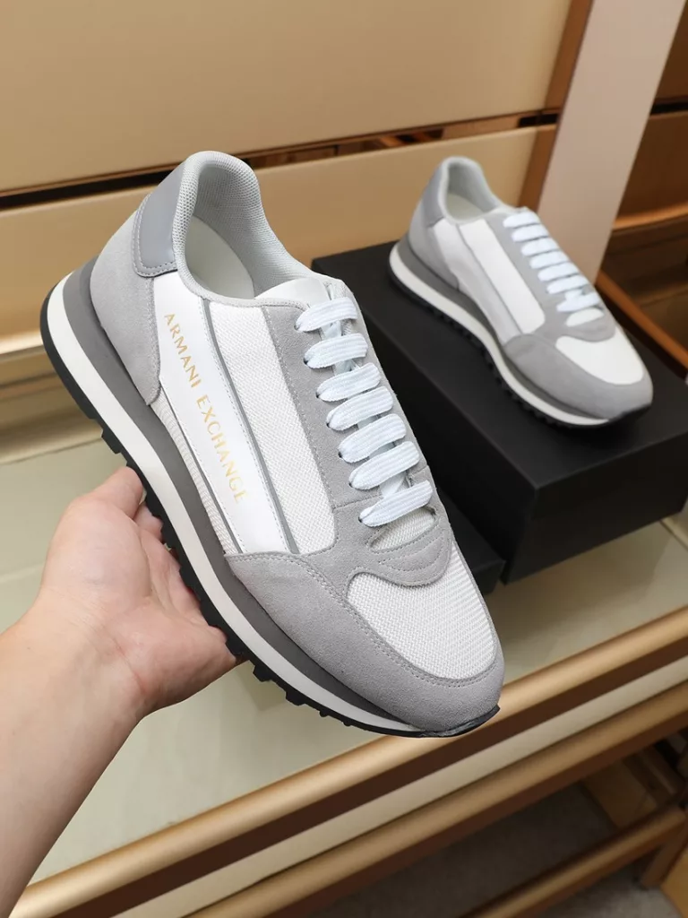 Armani] new men's fashion casual shoes 🇨🇳 original single quality, high-end boutique 💯 details exquisite exquisite, using Italian cowhide with breathable mesh ➕ luxury sheepskin cushion foot 🌶 🌶 rubber wear-resistant non-slip outsole, comfortable to wear 🎋 craft refined, fine workmanship, worth having 🍉 yardage: 38-44