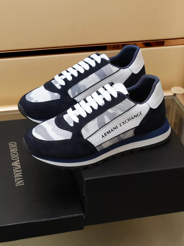 Armani] new men's fashion casual shoes 🇨🇳 original single quality, high-end boutique 💯 details exquisite exquisite, using Italian cowhide with breathable mesh ➕ luxury sheepskin cushion foot 🌶 🌶 rubber wear-resistant non-slip outsole, comfortable to wear 🎋 craft refined, fine workmanship, worth having 🍉 yardage: 38-44