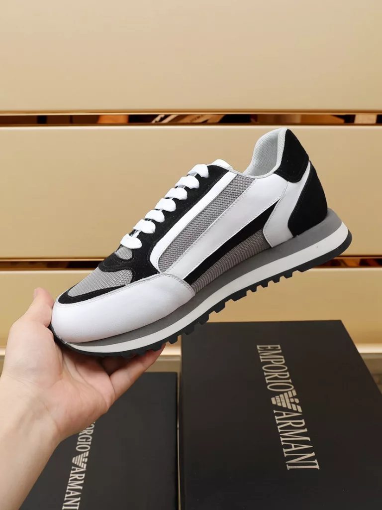 Armani] new men's fashion casual shoes 🇨🇳 original single quality, high-end boutique 💯 details exquisite and elaborate, using Italian cowhide ➕ luxury sheepskin cushion foot 🌶 🌶 rubber wear-resistant non-slip outsole, comfortable to wear 🎋 craft exquisite , fine workmanship, worth having 🍉Color: four colors to choose from Yardage: 38-44