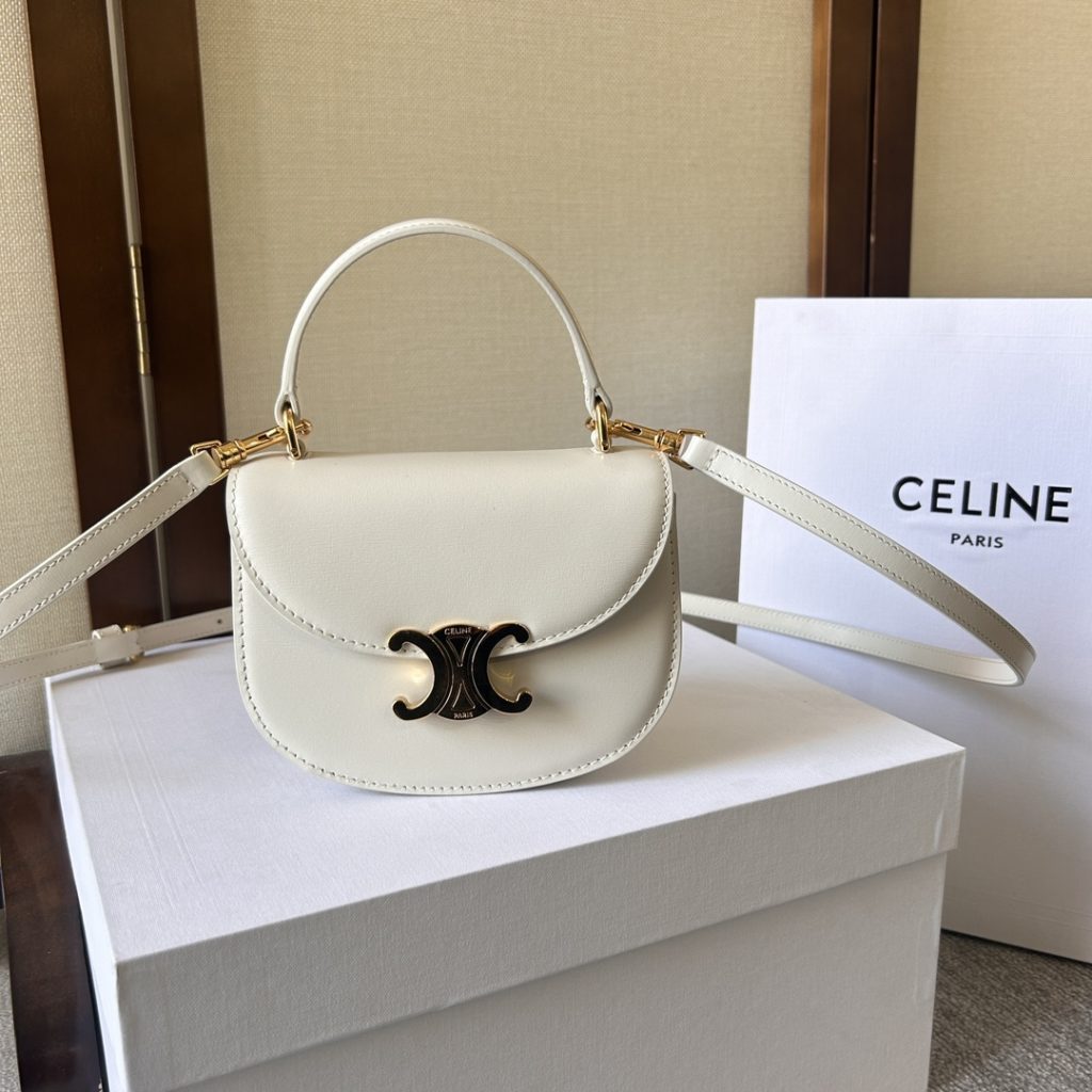 Celine Celine Medium CELINE PRINTED TRIOMPHE leatherette messenger bag