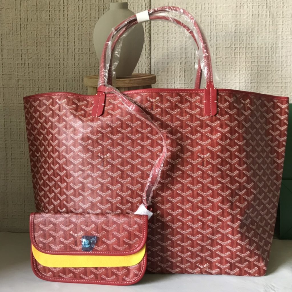 Goyard Goya (top original quality) single-sided shopping bag size size customized Y graffiti material with leather lightweight wear-resistant material double-sided wrist imported top layer cow leather sewing machine line using imported sewing machine, top quality, can be customized blank version