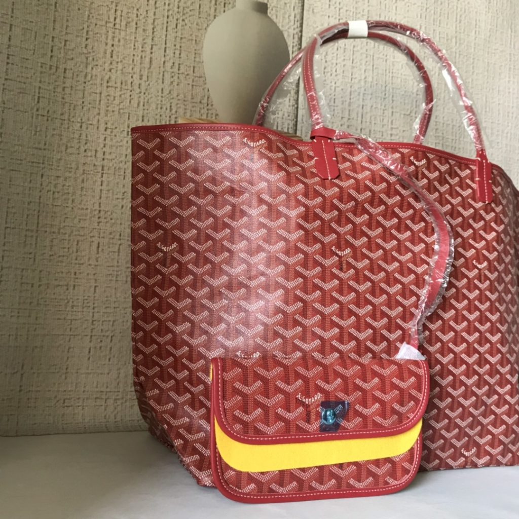 Goyard Goya (top original quality) single-sided shopping bag size size customized Y graffiti material with leather lightweight wear-resistant material double-sided wrist imported top layer cow leather sewing machine line using imported sewing machine, top quality, can be customized blank version