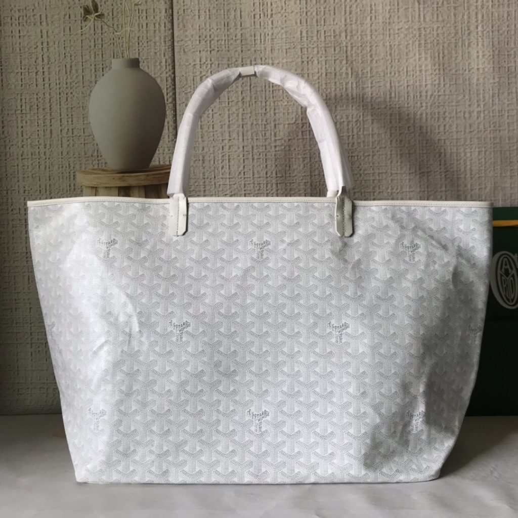 Goyard Goya (top original quality) single-sided shopping bag size size customized Y graffiti material with leather lightweight wear-resistant material double-sided wrist imported top layer cow leather sewing machine line using imported sewing machine, top quality, can be customized blank version