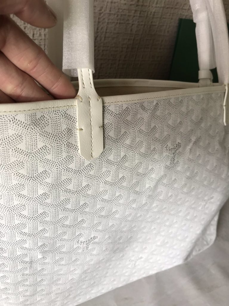 Goyard Goya (top original quality) single-sided shopping bag size size customized Y graffiti material with leather lightweight wear-resistant material double-sided wrist imported top layer cow leather sewing machine line using imported sewing machine, top quality, can be customized blank version