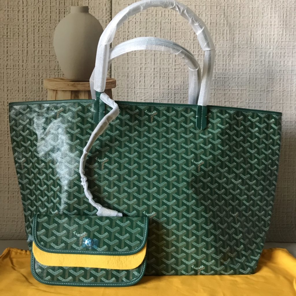 Goyard Goya (top original quality) single-sided shopping bag size size customized Y graffiti material with leather lightweight wear-resistant material double-sided wrist imported top layer cow leather sewing machine line using imported sewing machine, top quality, can be customized blank version