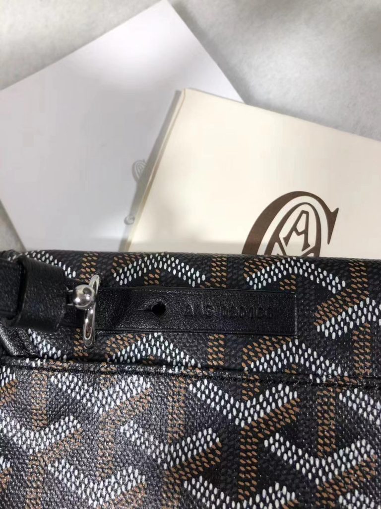 Goyard Goya (top original quality) single-sided shopping bag size size customized Y graffiti material with leather lightweight wear-resistant material double-sided wrist imported top layer cow leather sewing machine line using imported sewing machine, top quality, can be customized blank version