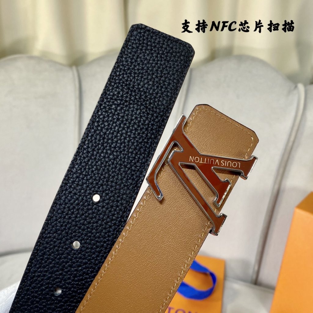 Donkey new width 40mm original single new import original Togo lychee grain surface calfskin with color bottom latest version of the synchronized buckle double-sided available design versatile