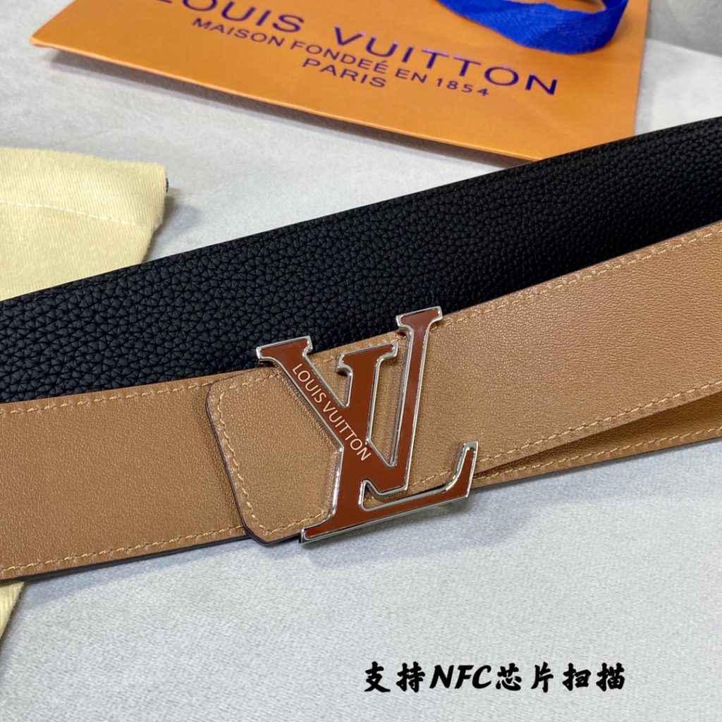 Donkey new width 40mm original single new import original Togo lychee grain surface calfskin with color bottom latest version of the synchronized buckle double-sided available design versatile