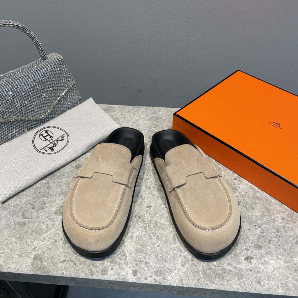 HERMES Birkenmuller shoes<br>Yardage: 35-40