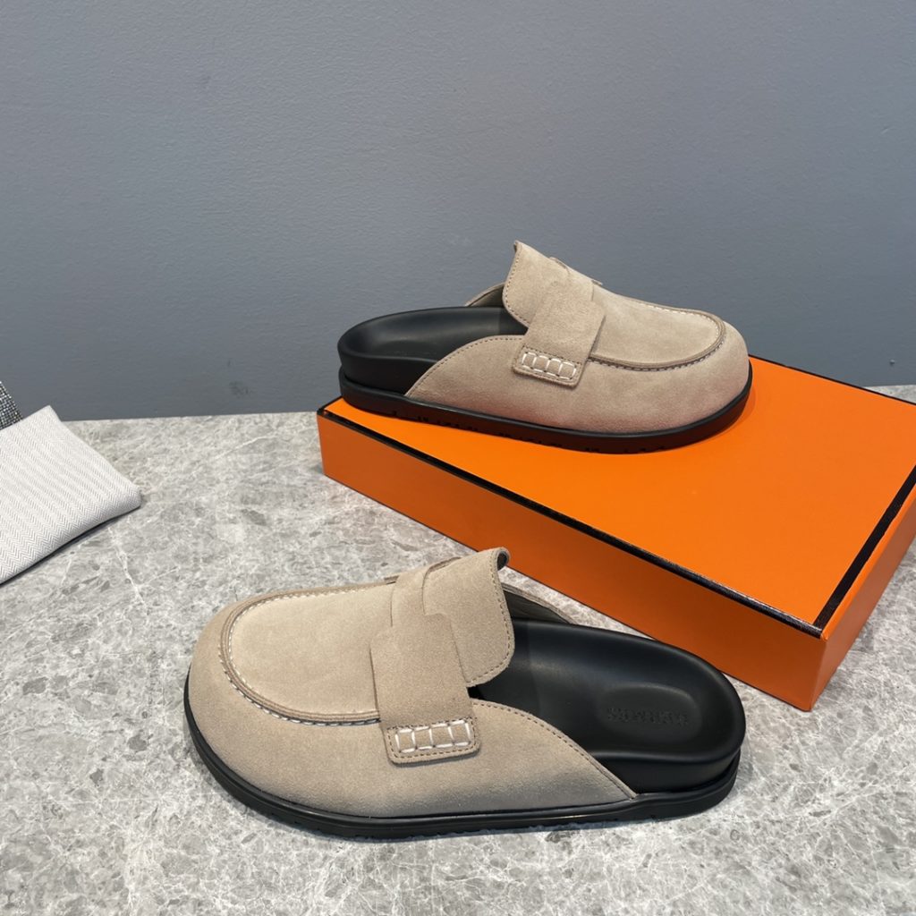 HERMES Birkenmuller shoes<br>Yardage: 35-40