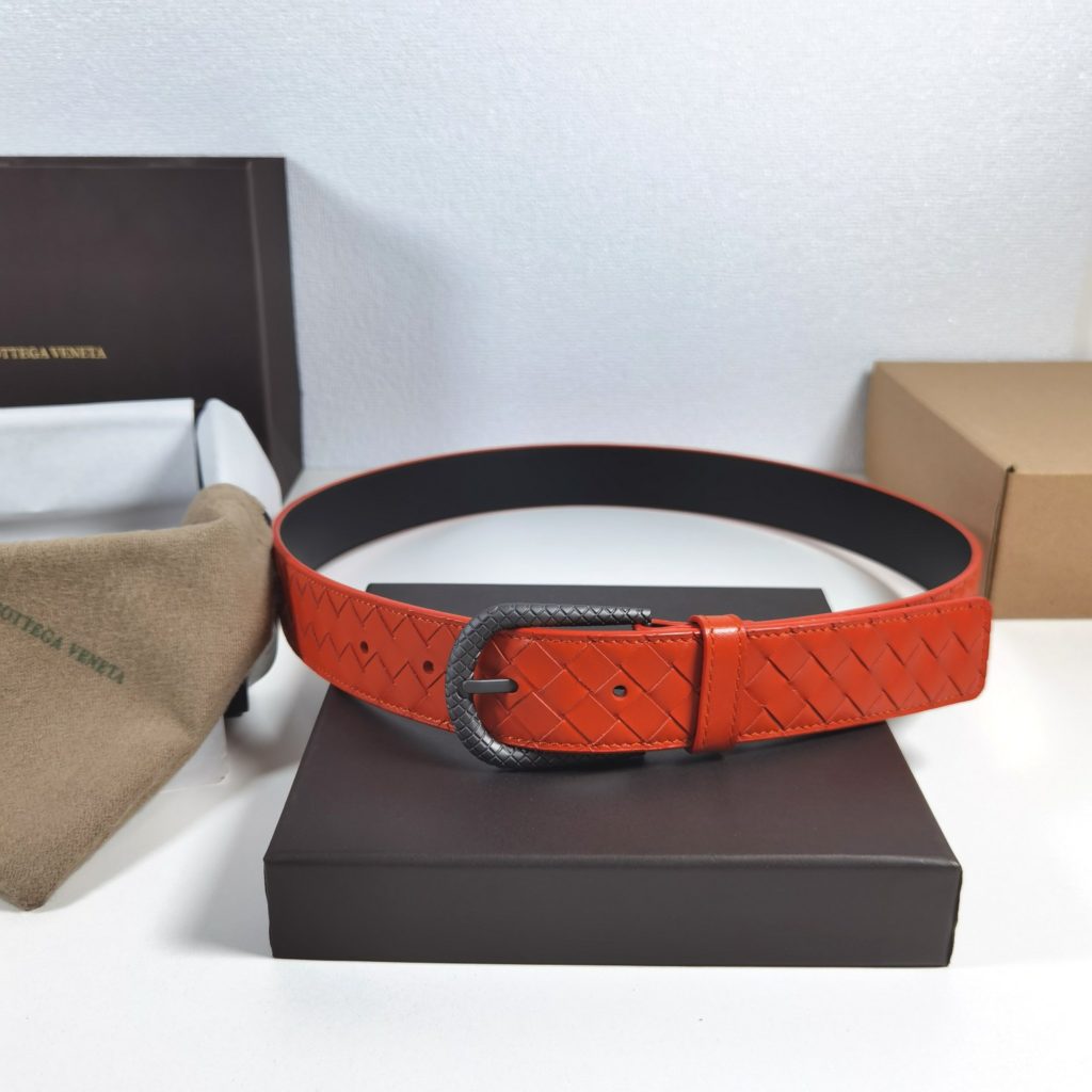 Bottega Veneta 35mm, orange Classic business casual premium belt Low-key luxury Exquisite handcrafted.