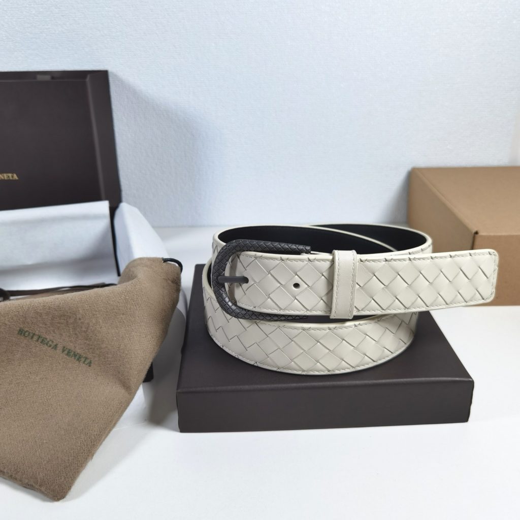 Bottega Veneta 35mm, beige Classic business casual premium belt Low-key luxury Exquisite handcrafted.