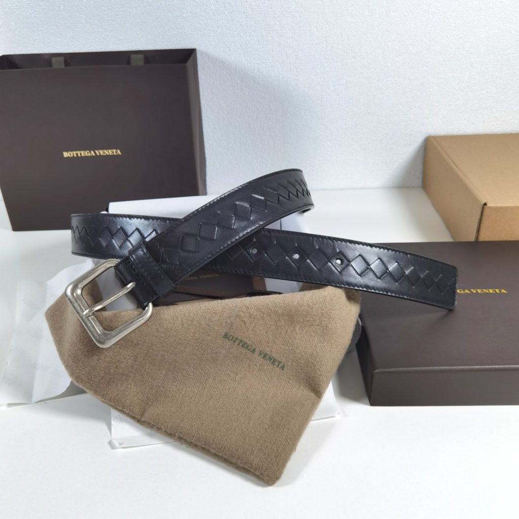 Bottega Veneta 35mm Classic Business Casual Premium Belt Low-profile Luxury Exquisite Handcrafted