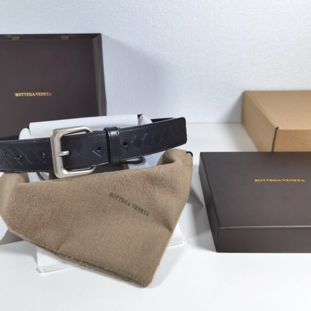 Bottega Veneta 35mm Classic Business Casual Premium Belt Low-profile Luxury Exquisite Handcrafted