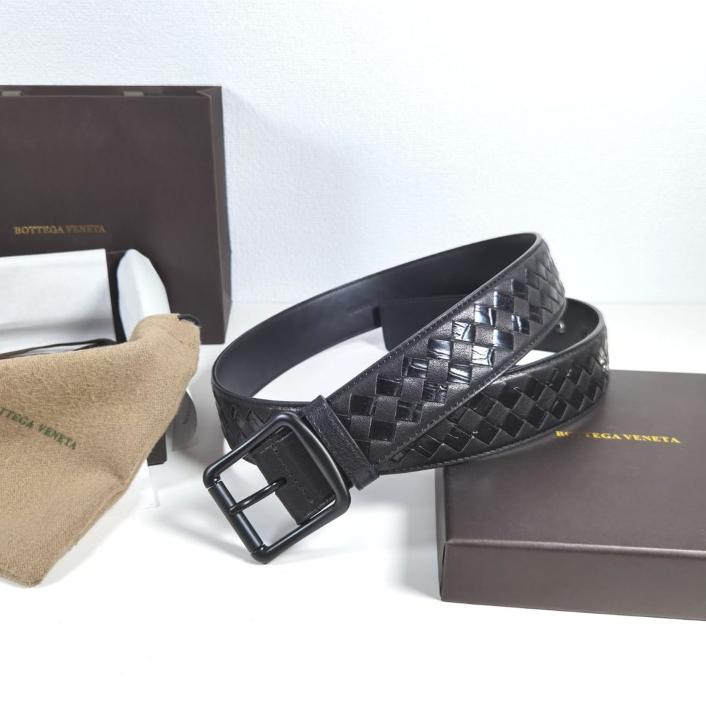 Bottega Veneta 40mm Classic Business Casual Premium Belt Low-key Luxury Exquisite Handcrafted.