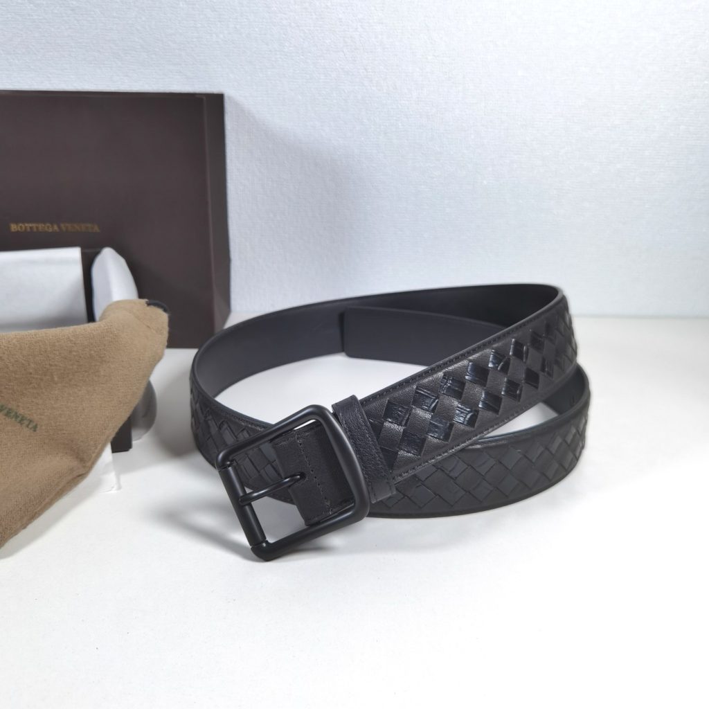 Bottega Veneta 40mm Classic Business Casual Premium Belt Low-key Luxury Exquisite Handcrafted.