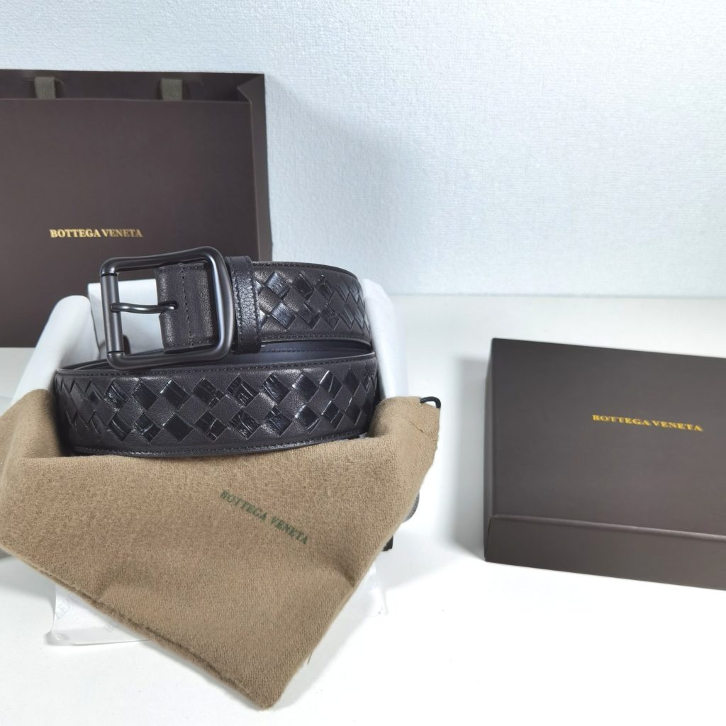 Bottega Veneta 40mm Classic Business Casual Premium Belt Low-key Luxury Exquisite Handcrafted.