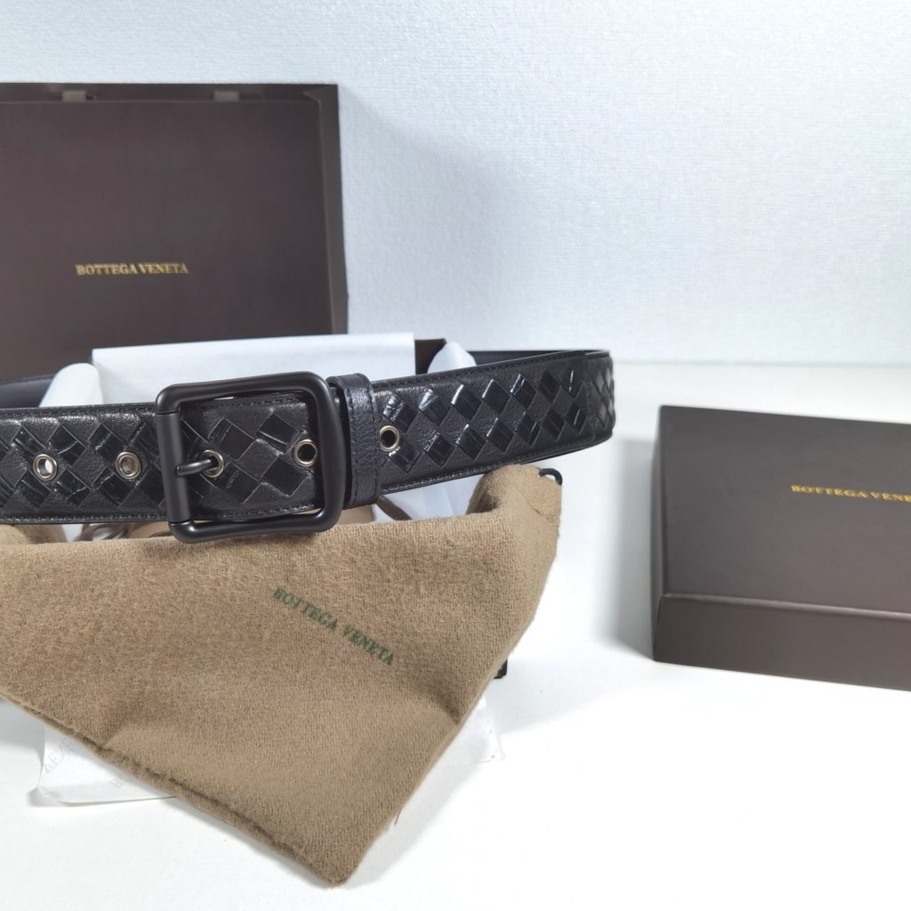 Bottega Veneta 40mm Classic Business Casual Premium Belt Low-key Luxury Exquisite Handcrafted.