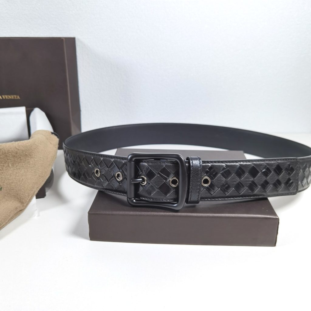 Bottega Veneta 40mm Classic Business Casual Premium Belt Low-key Luxury Exquisite Handcrafted.