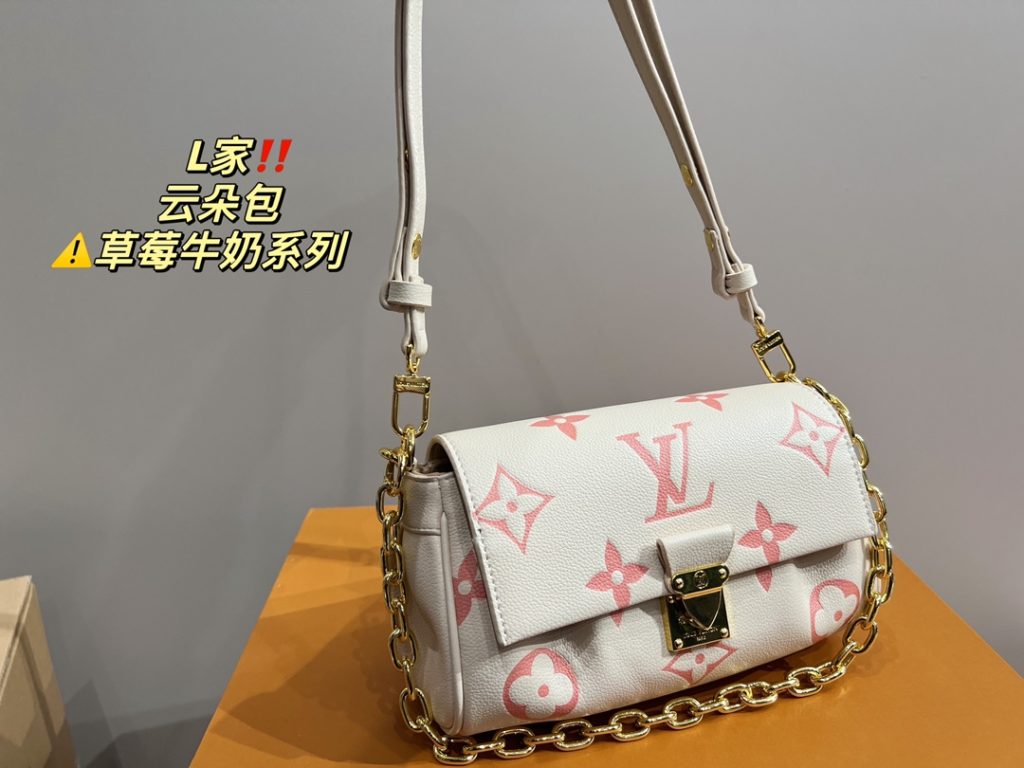 LV Cloud Bag<br>Strawberry Milk Collection<br>Super classic and fashionable<br>Unexpectedly versatile<br>Durable and sophisticated for everyday use<br>A must-have