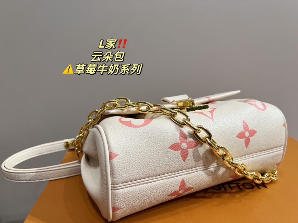 LV Cloud Bag<br>Strawberry Milk Collection<br>Super classic and fashionable<br>Unexpectedly versatile<br>Durable and sophisticated for everyday use<br>A must-have