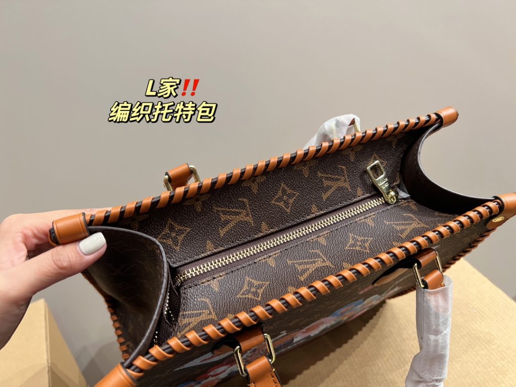 LV woven tote bag<br>Low-key and textured<br>Unique artistic atmosphere<br>High value collector must enter