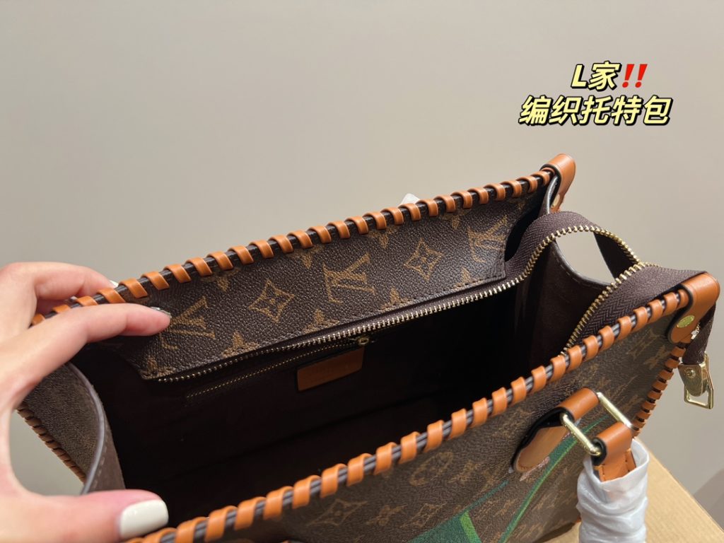 LV woven tote bag<br>Low-key and textured<br>Unique artistic atmosphere<br>High value collector must enter