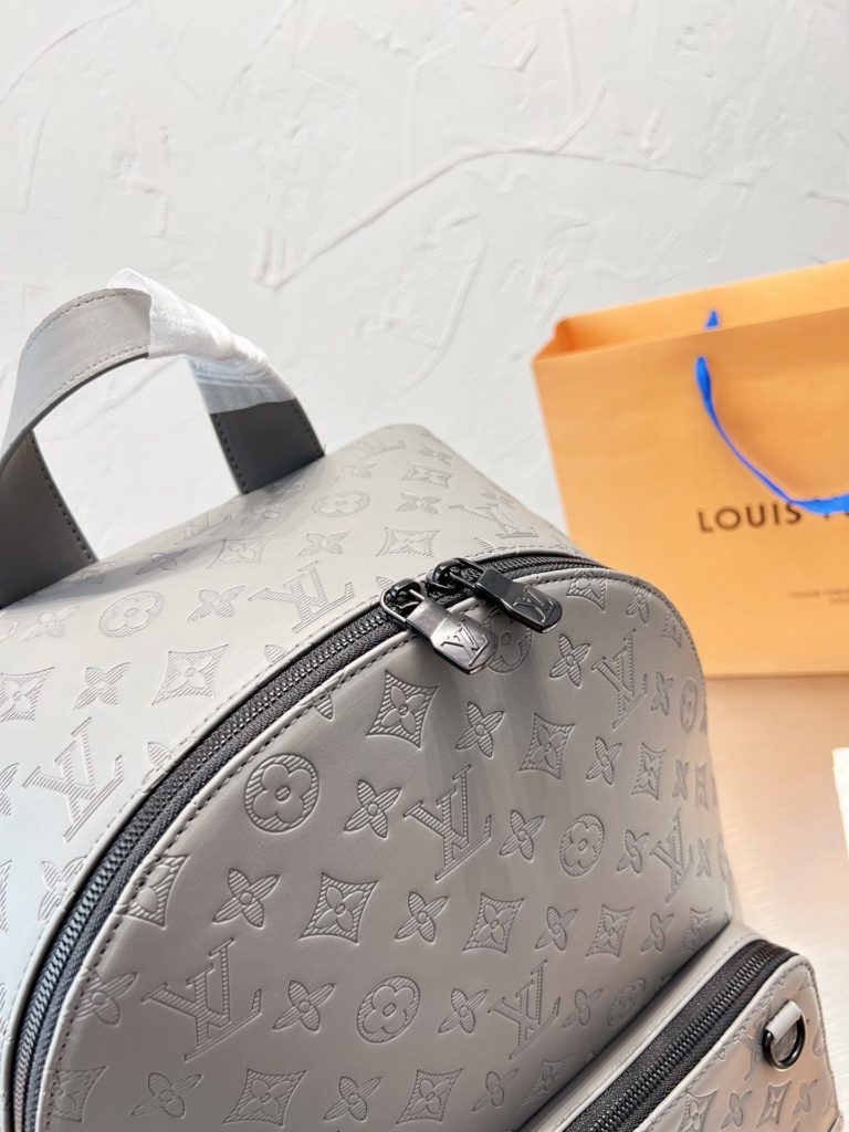 LV Louis Vuitton 2022 Men's New RACER Embossed Calfskin Shoulder Bag