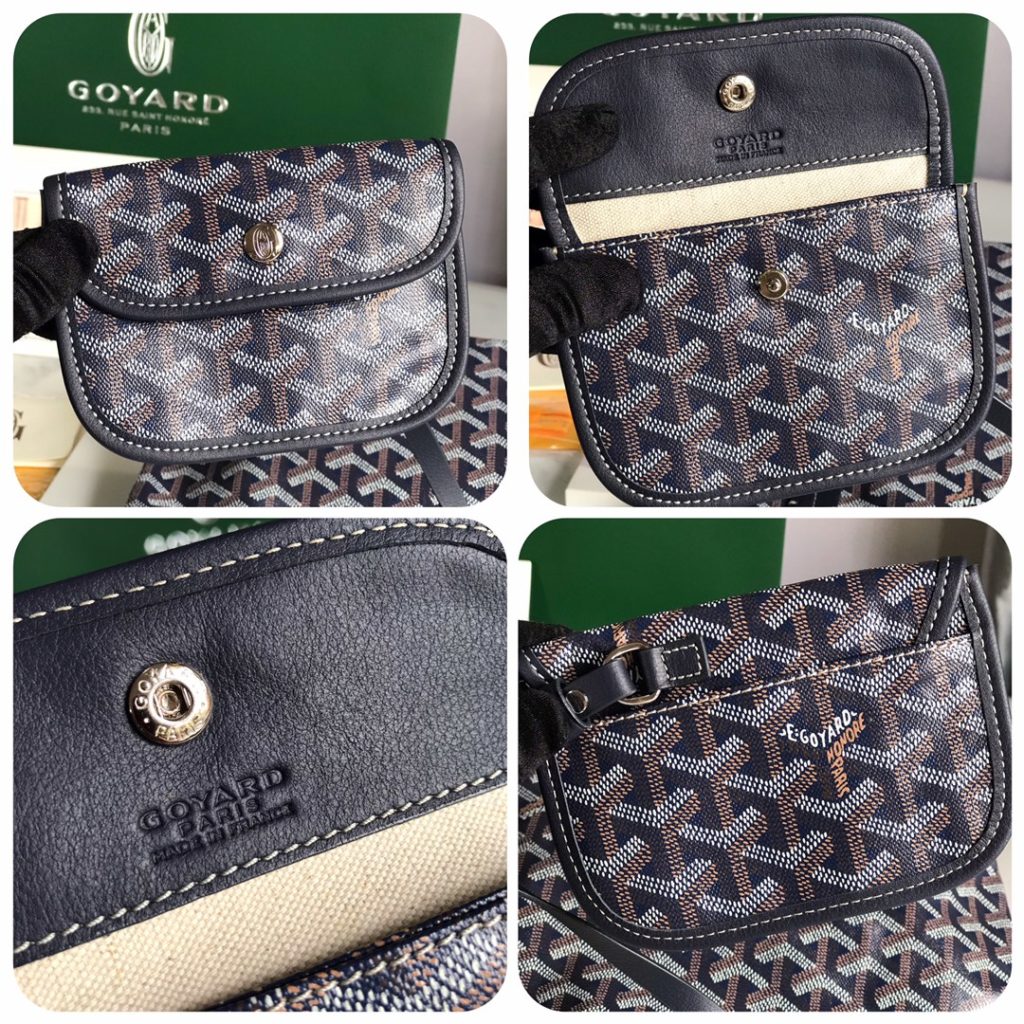 After many studies and improvements, Goyard continuously improves the fabric and leather, and customizes them exclusively in all directions ™️ Only to continuously meet the high quality requirements of customers 🔝🔝 The bottom cloth adopts customized high-quality rain dew hemp consistent with ZP 〽️， Coated with smooth gum aldose [witty] particles, the texture is comparable to that of ZP, achieving a light and sub smooth feel 🤟 The leather is [head layer South African textured leather] 👛🤘 Flexible and non irritating 💪 Switch to matching pure steel hardware 🤓 Symmetrical pattern and pure color without color difference 😘 For details, please refer to the picture [Boxing] [Boxing] Dimensions: bag opening 28cm, bottom 20 * height 19 * bottom width 10cm 🔎 020181