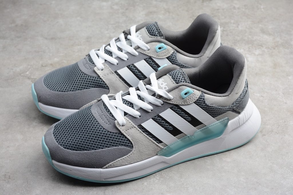 😘 A06B Adidas neo RUN90S Grey EE9882 40 40.5 41 42 42.5 43 44