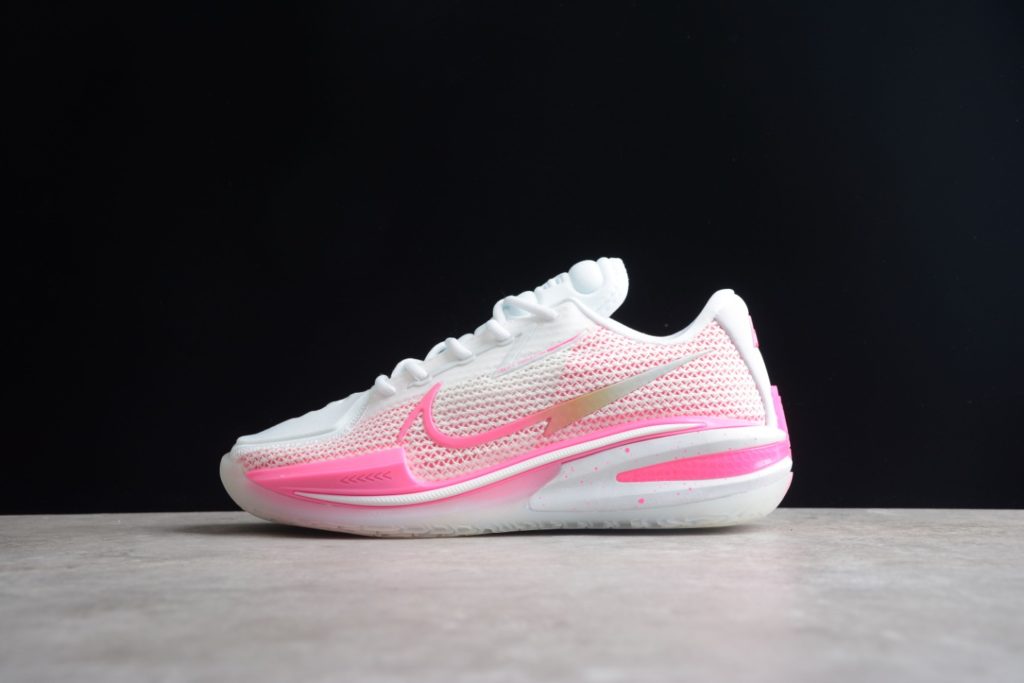 C06C Nike/NIKE Nike Basketball Shoe White Pink Nike AIR ZOOM G.T. CUT EP Basketball Shoe Everything in the Nike Air Zoom GT series is designed for performance service, and the court is its ultimate destination. 