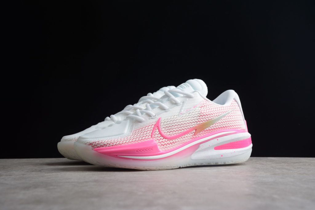 C06C Nike/NIKE Nike Basketball Shoe White Pink Nike AIR ZOOM G.T. CUT EP Basketball Shoe Everything in the Nike Air Zoom GT series is designed for performance service, and the court is its ultimate destination. 