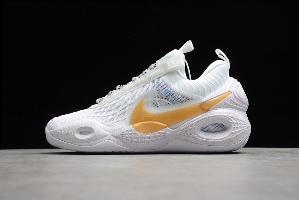 B02B NK COSMIC UNITY Anthony Eco friendly Basketball Shoes White and Yellow DD2737-600 