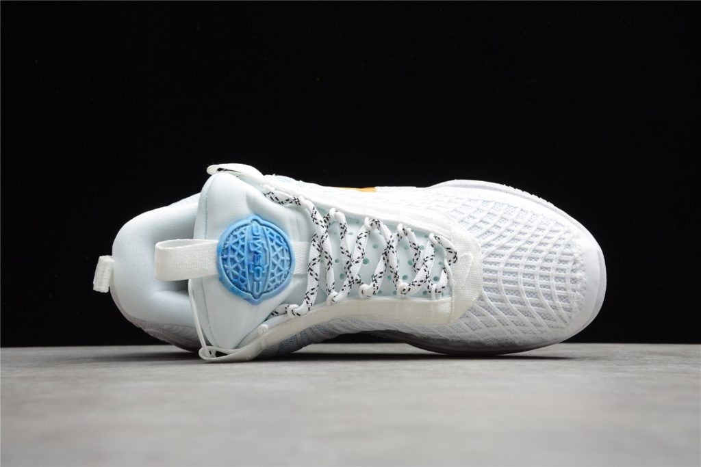 B02B NK COSMIC UNITY Anthony Eco friendly Basketball Shoes White and Yellow DD2737-600 