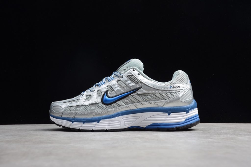 B00B 6000 Nike Daddy Shoes Silver Blue BV1021-001 35 36 36.5 37.5 38 38.5 39 40 40.5 41 42 42.5 43 44 44.5 45