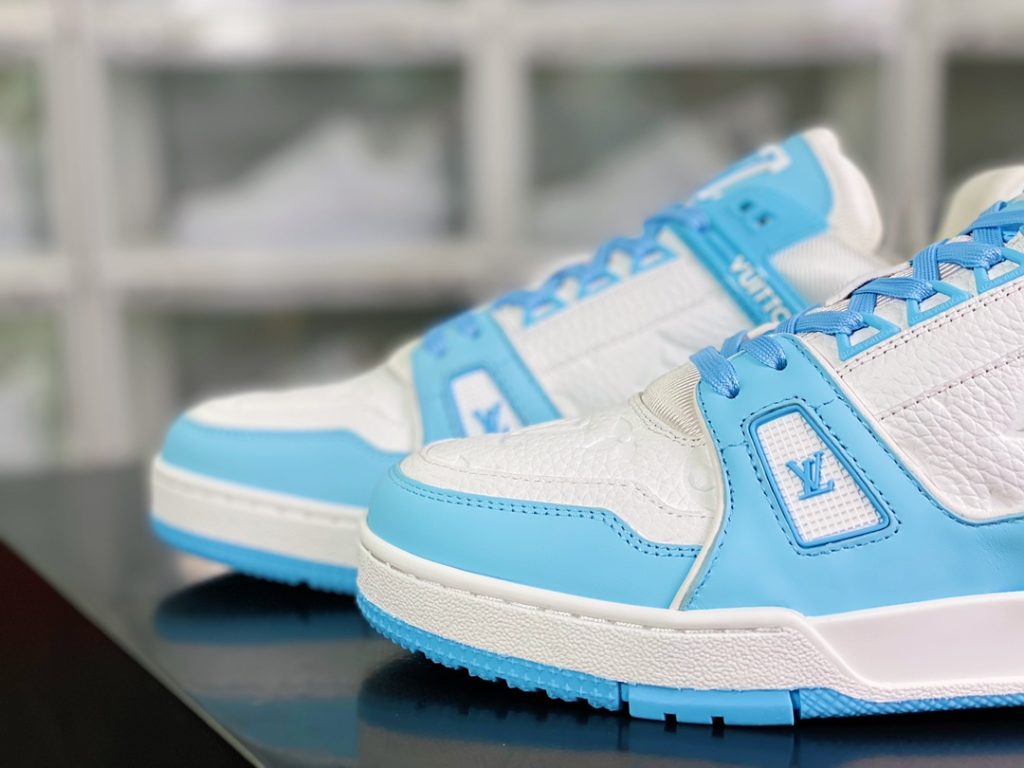 Virgil Abloh personally designed the cutting tool ❗ The all-new LV Louis Vuitton Trainer Sneaker Low Low cut retro casual sports culture versatile basketball board shoes 10