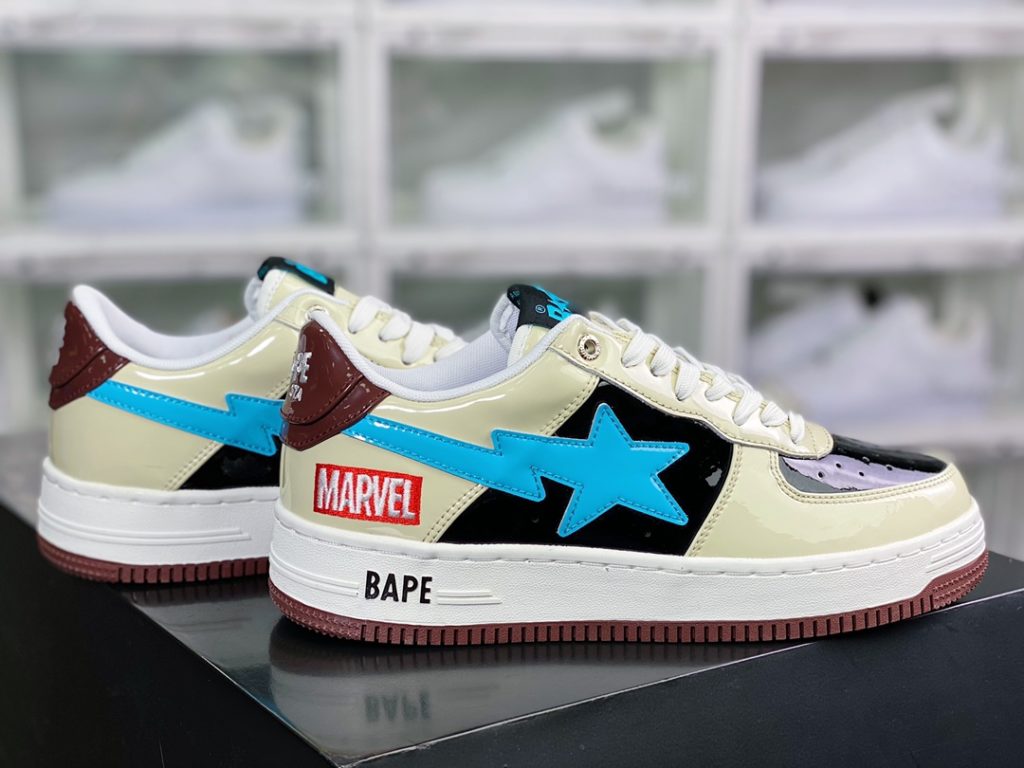 A Bathing Ape Easy Ape BAPE Sta Low Star Series Low top Classic Retro Casual Sneakers 