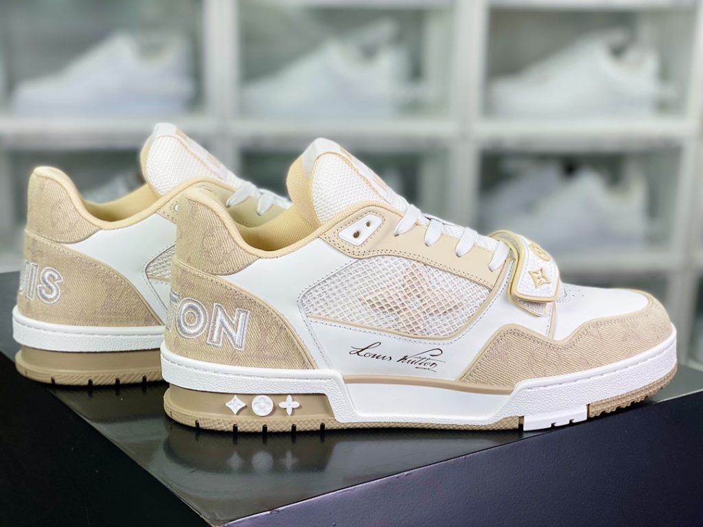 Virgil Abloh personally designed the cutting tool ❗ The all-new LV Louis Vuitton Trainer Sneaker Low Low cut retro casual sports culture versatile basketball board shoes 10