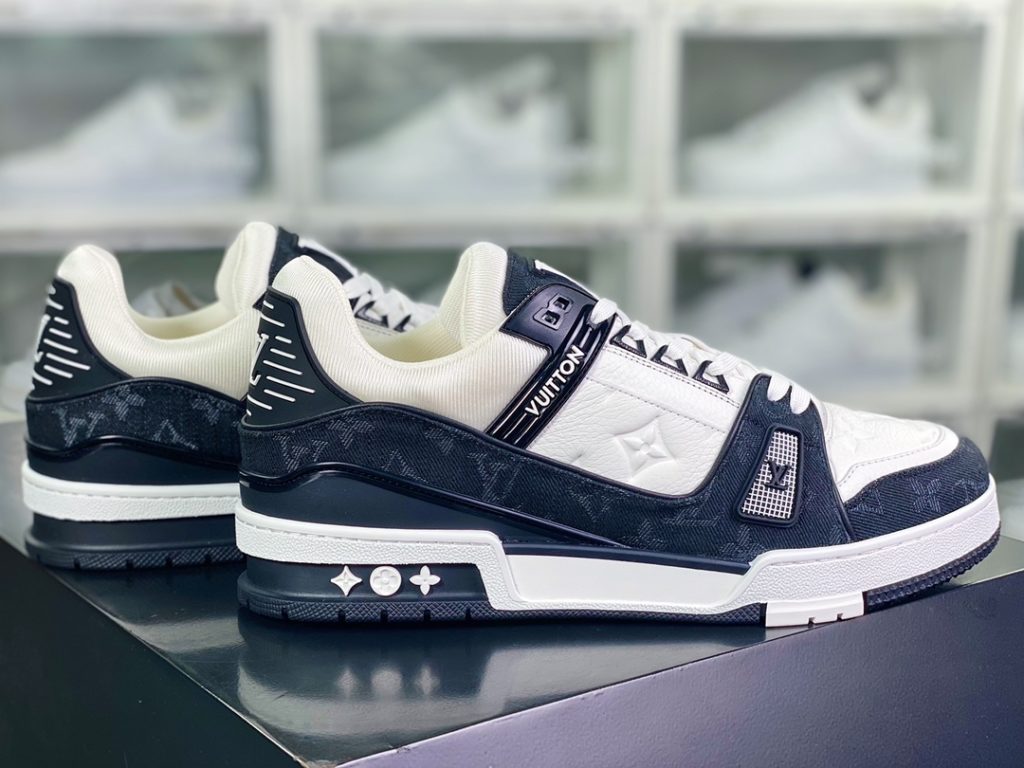 Virgil Abloh personally designed the cutting tool ❗ The all-new LV Louis Vuitton Trainer Sneaker Low Low cut retro casual sports culture versatile basketball board shoes 10