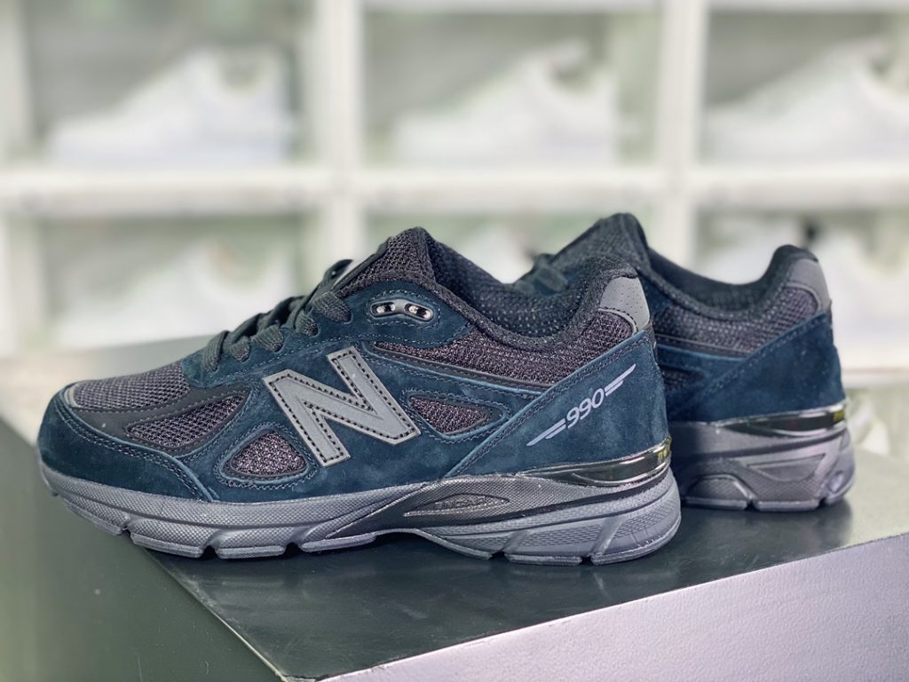 NB New Balance] in USA M990V4 Series Classic retro casual sports running shoes 