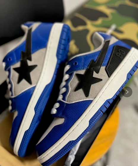 G-version Dongguan pure original Bape sta: white gray blue 23