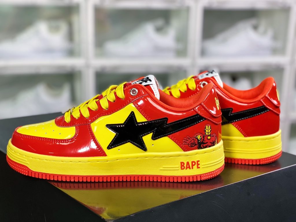 A Bathing Ape Comfort Ape BAPE Sta Low Sparkling Star Series Low Top Classic Retro Casual Sports Board Shoe 