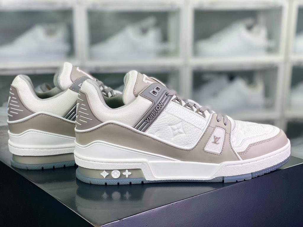 Virgil Abloh personally designed the cutting tool ❗ The all-new LV Louis Vuitton Trainer Sneaker Low Low cut retro casual sports culture versatile basketball board shoes 10